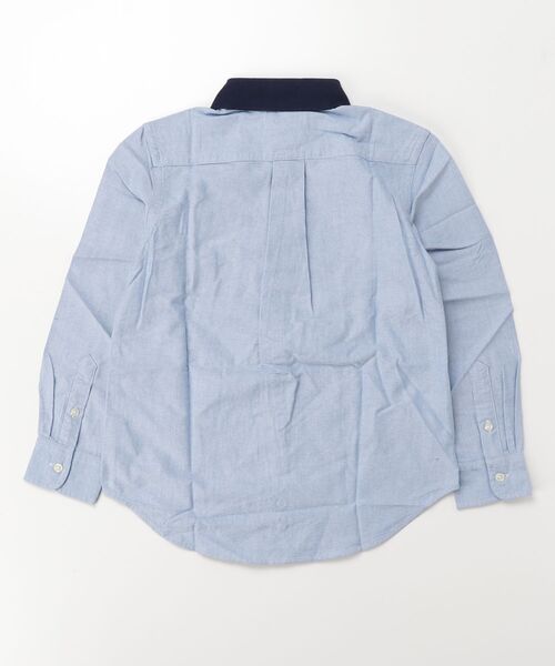 POLO RALPH LAUREN CHILDRENSWEAR（ポロ ラルフ ローレン チルドレンズウェア）の「Polo ベア オックスフォード ニットカラー シャツ（シャツ/ブラウス・キッズ・ブルー・M/L）」の2枚目の写真