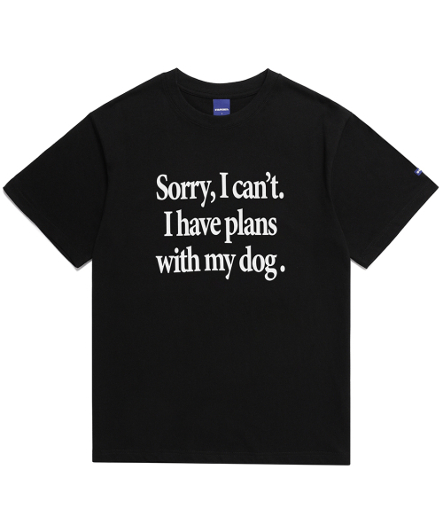 STAFF ONLY(スタッフオンリー)の「SORRY TEE (BLACK)(Tシャツ/カットソー・メンズ・その他・MEDIUM/LARGE)」の1枚目の写真