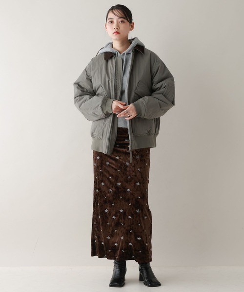 RAGEBLUE（レイジブルー）の「コクーンニットパーカー（ニット/セーター・レディース・ピンク/ブラック/グレー・FREE）」の7枚目の写真