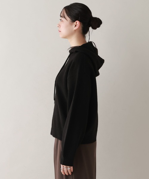 RAGEBLUE（レイジブルー）の「コクーンニットパーカー（ニット/セーター・レディース・ピンク/ブラック/グレー・FREE）」の14枚目の写真