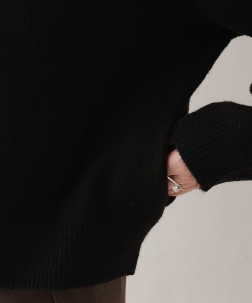 RAGEBLUE（レイジブルー）の「コクーンニットパーカー（ニット/セーター・レディース・ピンク/ブラック/グレー・FREE）」の20枚目の写真