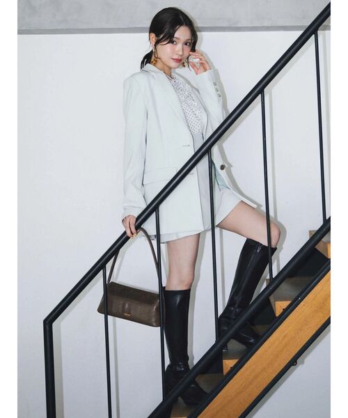 MERCURYDUO（マーキュリーデュオ）の「シフォンロングスリーブラッフルブラウス（シャツ/ブラウス・レディース・オフホワイト/ライトブルー/ベビーピンク/その他1・FREE）」の19枚目の写真