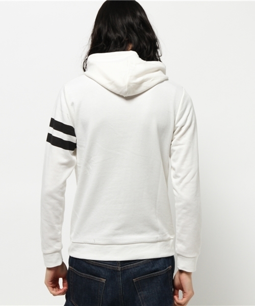 VENCEEXCHANGE(ヴァンスエクスチェンジ)の「裏毛ナンバリングパーカープルオーバー (パーカー・メンズ・ブラック/オフホワイト/グレー・MEDIUM/SMALL/LARGE)」の5枚目の写真