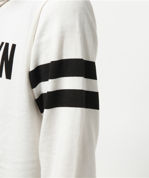 VENCEEXCHANGE(ヴァンスエクスチェンジ)の「裏毛ナンバリングパーカープルオーバー (パーカー・メンズ・ブラック/オフホワイト/グレー・MEDIUM/SMALL/LARGE)」の8枚目の写真