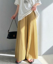 classicalelf（クラシカルエルフ）の「動きやすさと存在感を兼ね備えた着回し抜群の一枚◎セミワイド プリーツパンツ（その他パンツ）」