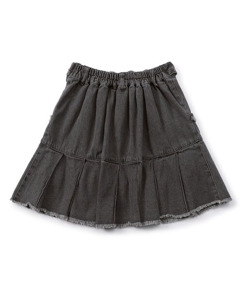 algy（アルジー）の「デニムプリーツスカパン_セットアップ可（デニムスカート・キッズ・ピンク/サックスブルー/グレー・130/140/150/160）」の9枚目の写真