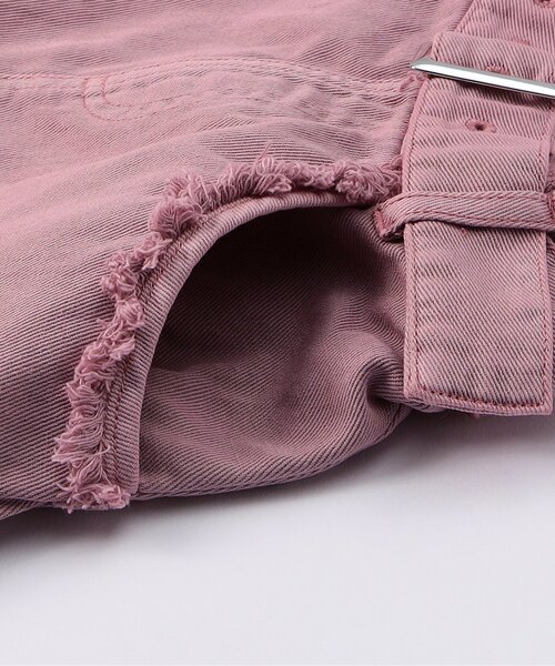 algy（アルジー）の「デニムプリーツスカパン_セットアップ可（デニムスカート・キッズ・ピンク/サックスブルー/グレー・130/140/150/160）」の14枚目の写真