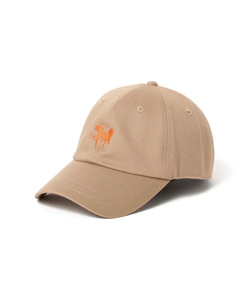 BEAMS JAPAN（ビームス　ジャパン）の「宮入圭太 干支キャップ「午（うま）」（キャップ・レディース・ブラック/ベージュ・ONE SIZE）」の2枚目の写真