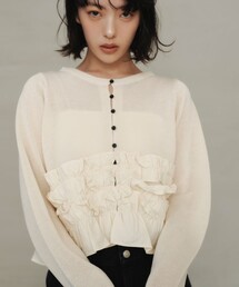 EMMEL REFINES | ＜EMMEL REFINES＞EM ドッキングフリル 2WAY ニット(ニット/セーター)