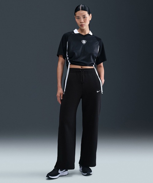 NIKE(ナイキ)の「NIKE AS W NSW PHNX FLC HR PANT WID / ナイキ ウィメンズ NSW フェニックス フリース HR OS パンツ WID 【SP】(スウェットパンツ・レディース・グレー/ブラック・L/M/S)」の9枚目の写真