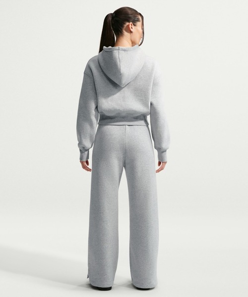 NIKE(ナイキ)の「NIKE AS W NSW PHNX FLC HR PANT WID / ナイキ ウィメンズ NSW フェニックス フリース HR OS パンツ WID 【SP】(スウェットパンツ・レディース・グレー/ブラック・L/M/S)」の16枚目の写真