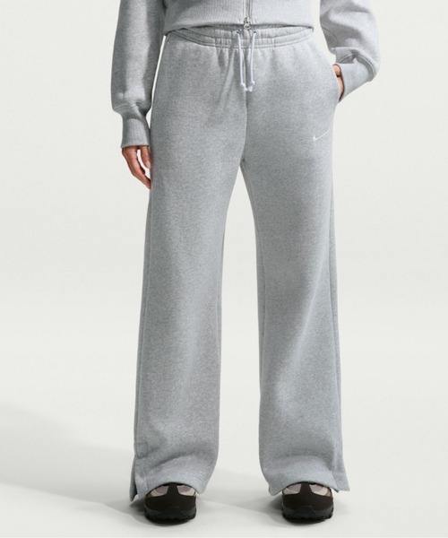 NIKE(ナイキ)の「NIKE AS W NSW PHNX FLC HR PANT WID / ナイキ ウィメンズ NSW フェニックス フリース HR OS パンツ WID 【SP】(スウェットパンツ・レディース・グレー/ブラック・L/M/S)」の11枚目の写真