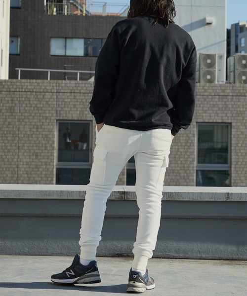 WP WESTPOINT(ダブルピーウエストポイント)の「WP WESTPOINT/ダブルピー ウエストポイント フリースカーゴ ジョガーパンツ 秋服 2026年秋冬(スウェットパンツ・メンズ・ホワイト/チャコールグレー・S/XS/M/L/XL/XXL)」の10枚目の写真