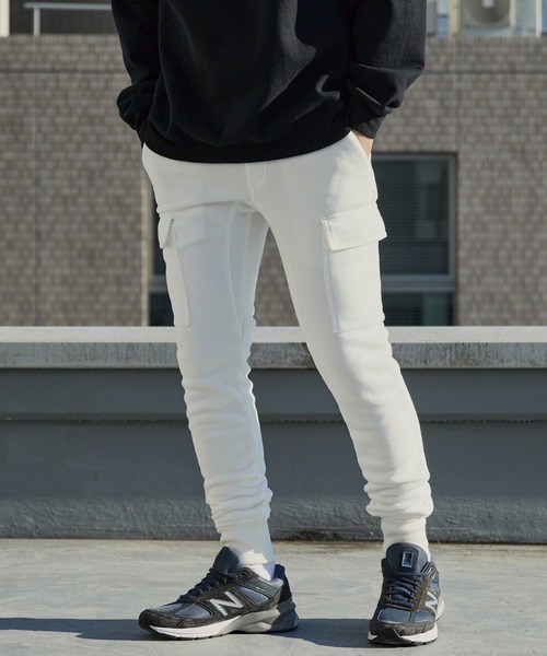 WP WESTPOINT(ダブルピーウエストポイント)の「WP WESTPOINT/ダブルピー ウエストポイント フリースカーゴ ジョガーパンツ 秋服 2026年秋冬(スウェットパンツ・メンズ・ホワイト/チャコールグレー・S/XS/M/L/XL/XXL)」の18枚目の写真
