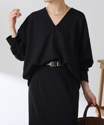 COLLAGE GALLARDAGALANTE | ポンチＶカットプルオーバー/セットアップ可/WEB限定(Tシャツ/カットソー)