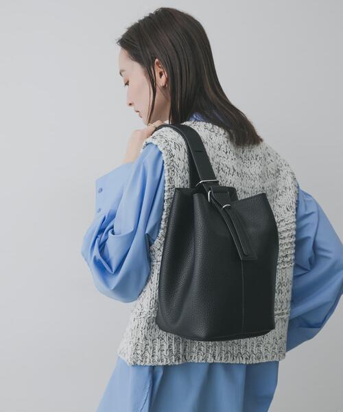 SENSE OF PLACE by URBAN RESEARCH（センスオブプレイスバイアーバンリサーチ）の「マルチショルダースクエアバッグ /肩掛け/斜め掛け/オールシーズン/ベーシック（ショルダーバッグ・レディース・ブラック/ライトベージュ/ブルー・ONE）」の5枚目の写真