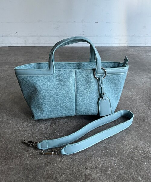 DouDou（ドゥドゥ）の「ハンドルポイントトートバッグ（ショルダーバッグ・レディース・ブラック/サックスブルー/イエロー・FREE）」の21枚目の写真