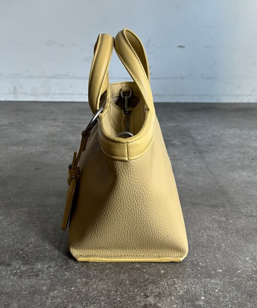 DouDou（ドゥドゥ）の「ハンドルポイントトートバッグ（ショルダーバッグ・レディース・ブラック/サックスブルー/イエロー・FREE）」の7枚目の写真