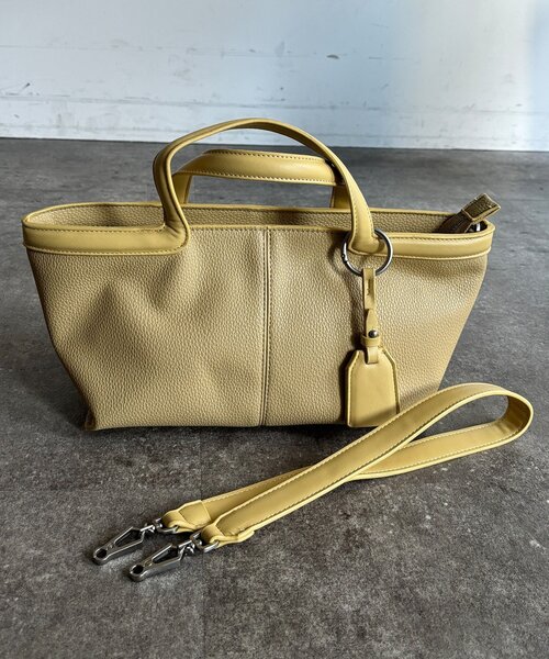 DouDou（ドゥドゥ）の「ハンドルポイントトートバッグ（ショルダーバッグ・レディース・ブラック/サックスブルー/イエロー・FREE）」の9枚目の写真