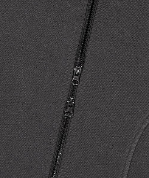MAHAGRID(マハグリッド)の「mahagrid 『mahagrid/マハグリッド』 Pigment Stripe Mix Zip-Up Hoodie/ピグメントストライプミックスジップアップパーカー(パーカー・レディース・チャコールグレー/パープル・FREE)」の18枚目の写真