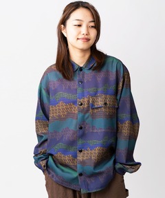 ハッピーペイントメッシュシャツ