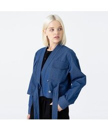 WunderGeist（ワンダーガイスト）の「ノンフェイドデニムクロップジャケット（デニムジャケット）」