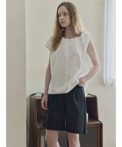 AVANT-G(アバン)の「Cotton Span Short Pants - BLACK(その他パンツ・レディース・その他・FREE)」の3枚目の写真