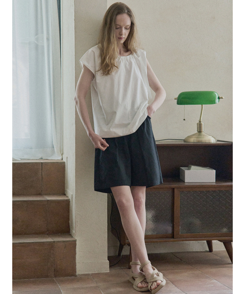 AVANT-G(アバン)の「Cotton Span Short Pants - BLACK(その他パンツ・レディース・その他・FREE)」の4枚目の写真