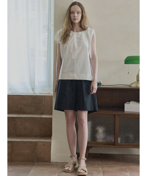 AVANT-G(アバン)の「Cotton Span Short Pants - BLACK(その他パンツ・レディース・その他・FREE)」の5枚目の写真