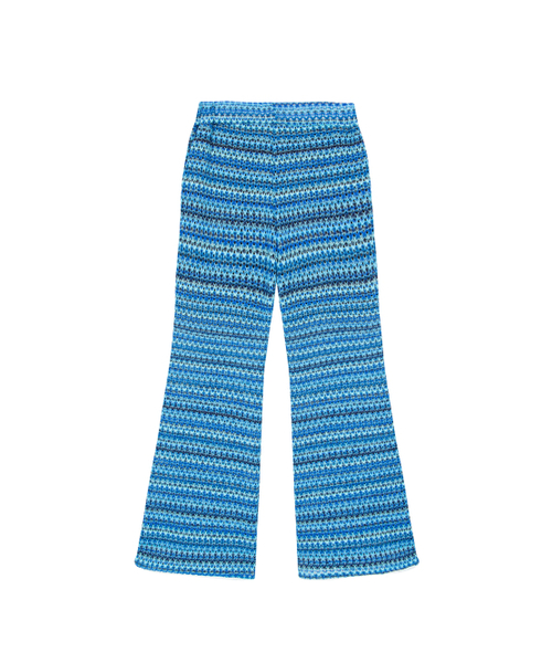SALAD BAGUNI(サラダバグニ)の「Lace jacquard pants - blue(その他パンツ・レディース・ダークインディゴブルー・FREE)」の3枚目の写真