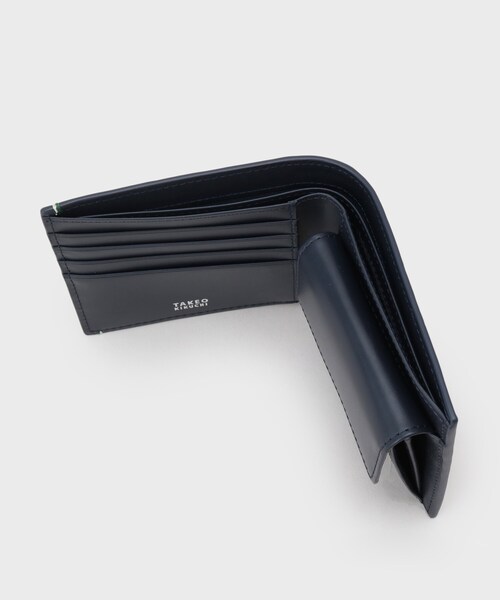 水シボレザー2つ折り財布