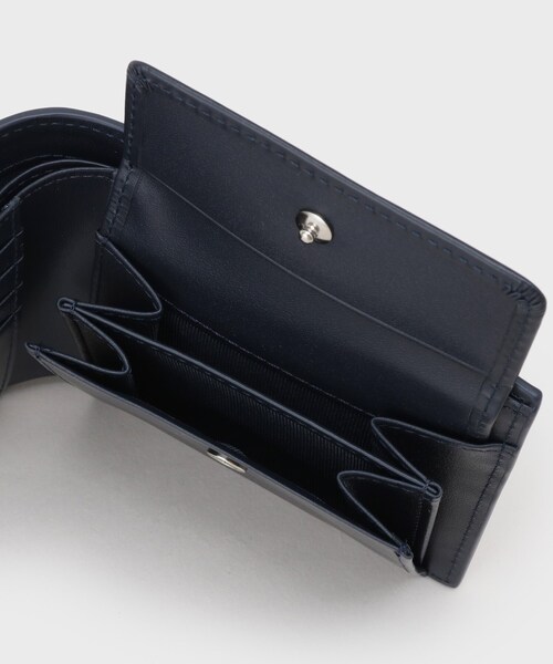 水シボレザー2つ折り財布