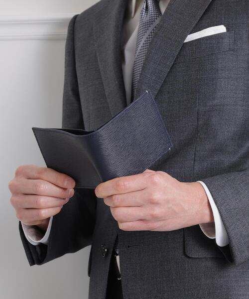 水シボレザー2つ折り財布