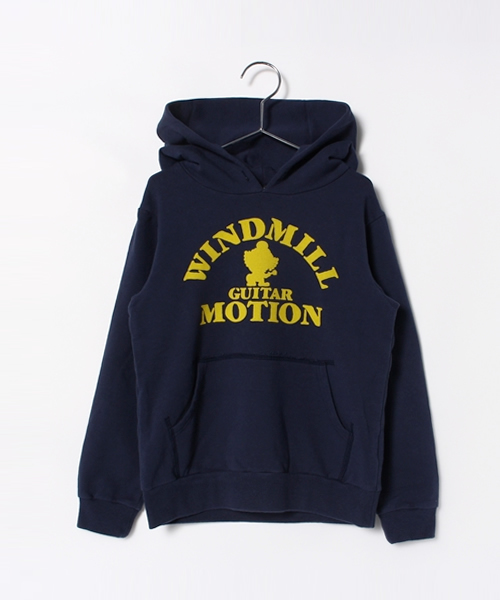 HYSTERIC MINI（ヒステリックミニ）の「WINDMILL GUITER MOTIONパーカー（パーカー・キッズ・トップグレー/ライトグレー/ネイビー・130/140）」の3枚目の写真