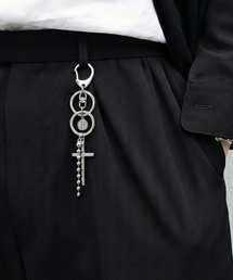 BASSCLEF（ベースクレフ）の「男性用十字架キーホルダー CLEF Cross Key Ring（キーケース/キーアクセサリー）」