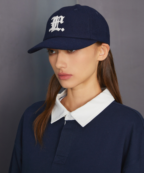 LMCの「GOTHIC WOOL 6PANEL CAP navy(キャップ・レディース・その他・ONE SIZE)」の2枚目の写真