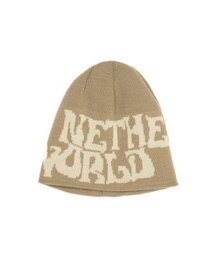 NETHERWORLD（ネザーワールド）の「NETHERWORLD LOGO BEANIE SAND（ニットキャップ/ビーニー）」