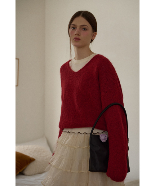 LETERIE(レテリー)の「LETERIE CORSAGE TOTE BAG_BLACK(トートバッグ・レディース・ブラック・FREE)」の1枚目の写真