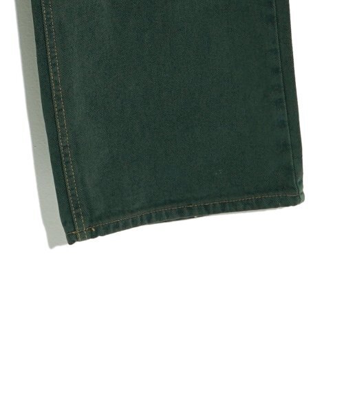 HIGH SCHOOL DISCO（ハイスクールディスコ）の「WIDE DENIM PANTS_DEEP GREEN（デニムパンツ・レディース・その他・M/S）」の5枚目の写真