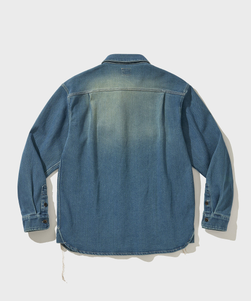 VDR（ブイディアール）の「DENIM WORK SHIRTS [Vintage Light]（シャツ/ブラウス・メンズ・その他・M/L/XL）」の11枚目の写真