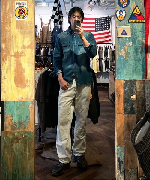 VDR（ブイディアール）の「DENIM WORK SHIRTS [Vintage Light]（シャツ/ブラウス・メンズ・その他・M/L/XL）」の8枚目の写真