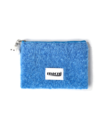 MACNI（マクニ）の「POODLE SLIM POUCH BLUE（ポーチ）」