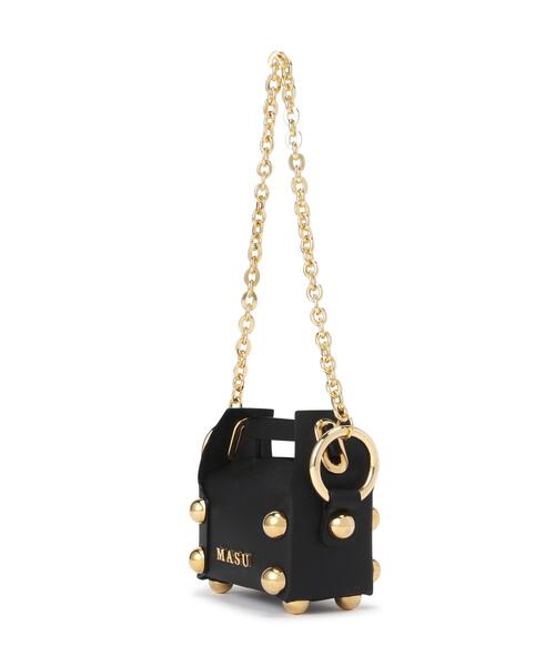 MASU(エムエーエスユー)の「MASU/エムエーエスユー/LEATHER CAKE BAG PETIT/M26U6OJ007(ショルダーバッグ・メンズ・ブラック/ホワイト/モスグリーン・F)」の9枚目の写真
