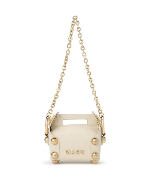 MASU(エムエーエスユー)の「MASU/エムエーエスユー/LEATHER CAKE BAG PETIT/M26U6OJ007(ショルダーバッグ・メンズ・ブラック/ホワイト/モスグリーン・F)」の19枚目の写真