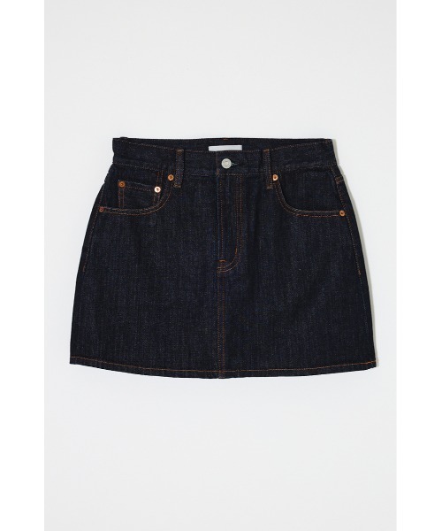 MOUSSY（マウジー）の「【26年SS新作】MIDRISE DENIM スカート（スカート・レディース・ワンウォッシュ/ブルー・1/0/2）」の3枚目の写真