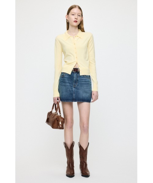 MOUSSY(マウジー)の「【26年SS新作】MIDRISE DENIM スカート(スカート・レディース・ワンウォッシュ/ブルー・1/0/2)」の20枚目の写真