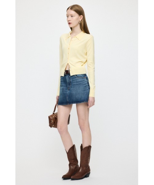 MOUSSY(マウジー)の「【26年SS新作】MIDRISE DENIM スカート(スカート・レディース・ワンウォッシュ/ブルー・1/0/2)」の19枚目の写真
