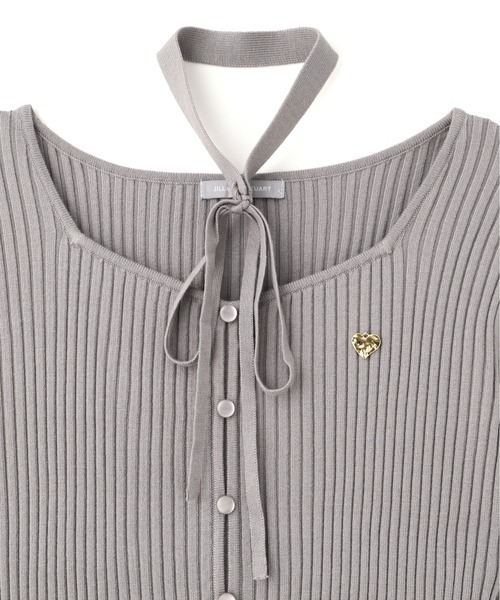 JILL by JILL STUART(ジルバイジルスチュアート)の「チョーカー付きスクエアニット(ニット/セーター・レディース・グレー/レッド/ホワイト/ブラック・FREE)」の18枚目の写真