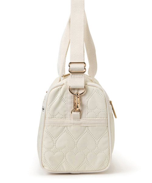 LeSportsac（レスポートサック）の「EVERYDAY SM SATCHEL エクリュハートデボス（ショルダーバッグ・レディース・ホワイト・FREE）」の6枚目の写真