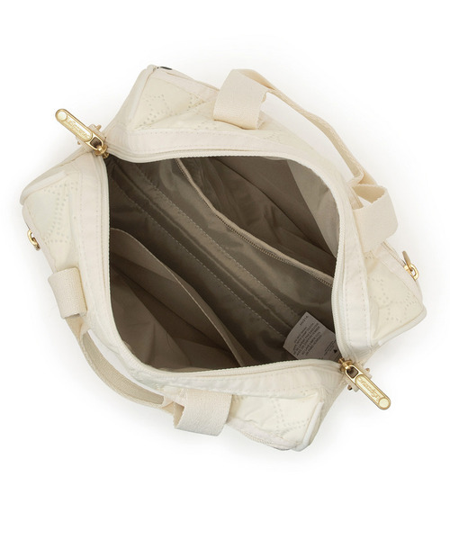 LeSportsac（レスポートサック）の「EVERYDAY SM SATCHEL エクリュハートデボス（ショルダーバッグ・レディース・ホワイト・FREE）」の10枚目の写真